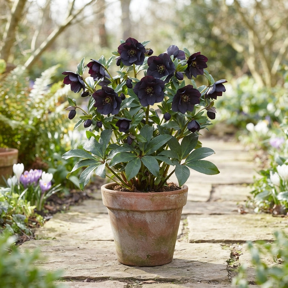 Helleborus Flowering Plant – 17cm Pot