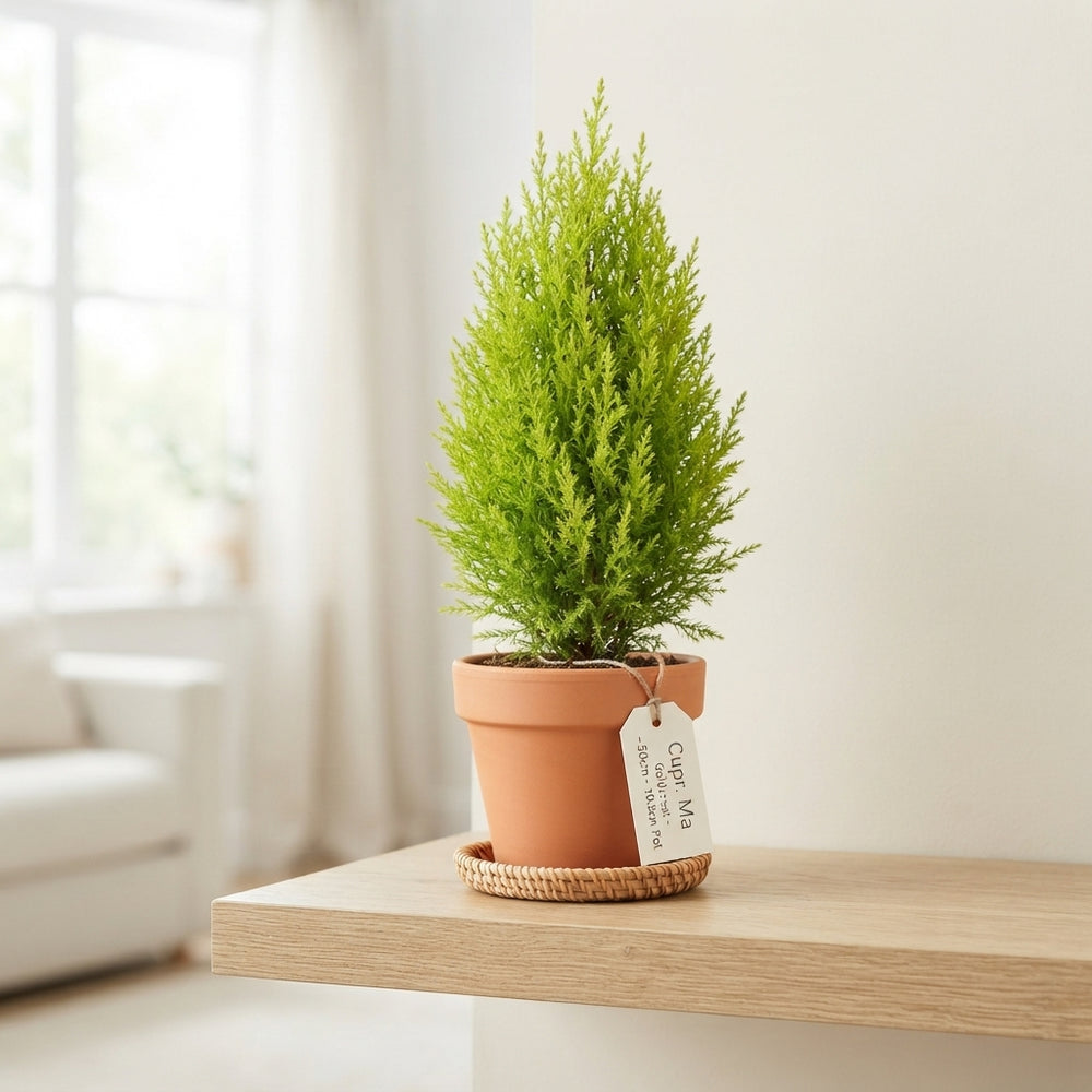 Goldcrest Monterey Cypress (Cupressus macrocarpa) – 10.5cm Pot