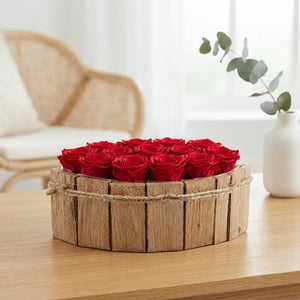 Preserved Red Roses – Up to 49cm