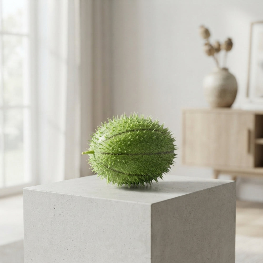 Ornamental Green Cucumis Fruit Display