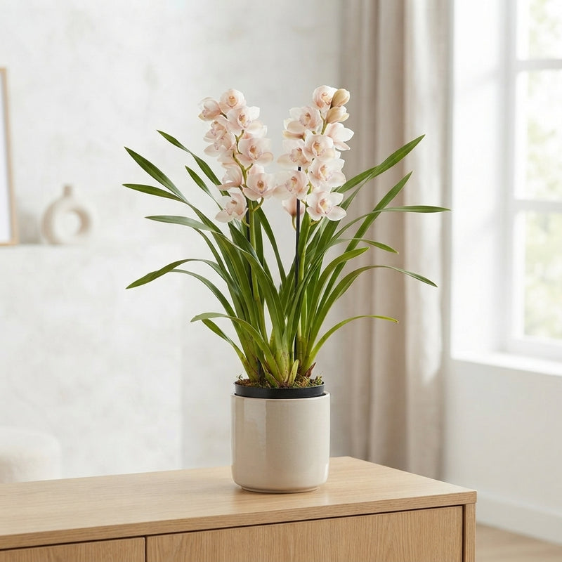 Mixed Cymbidium Orchid – 14cm Pot, 70cm Tall