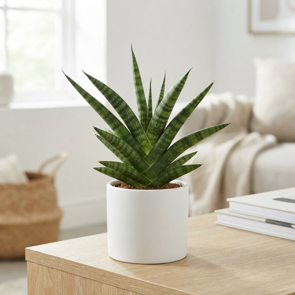 Cylindrical Snake Plant (Sansevieria cylindrica) – 14cm Pot