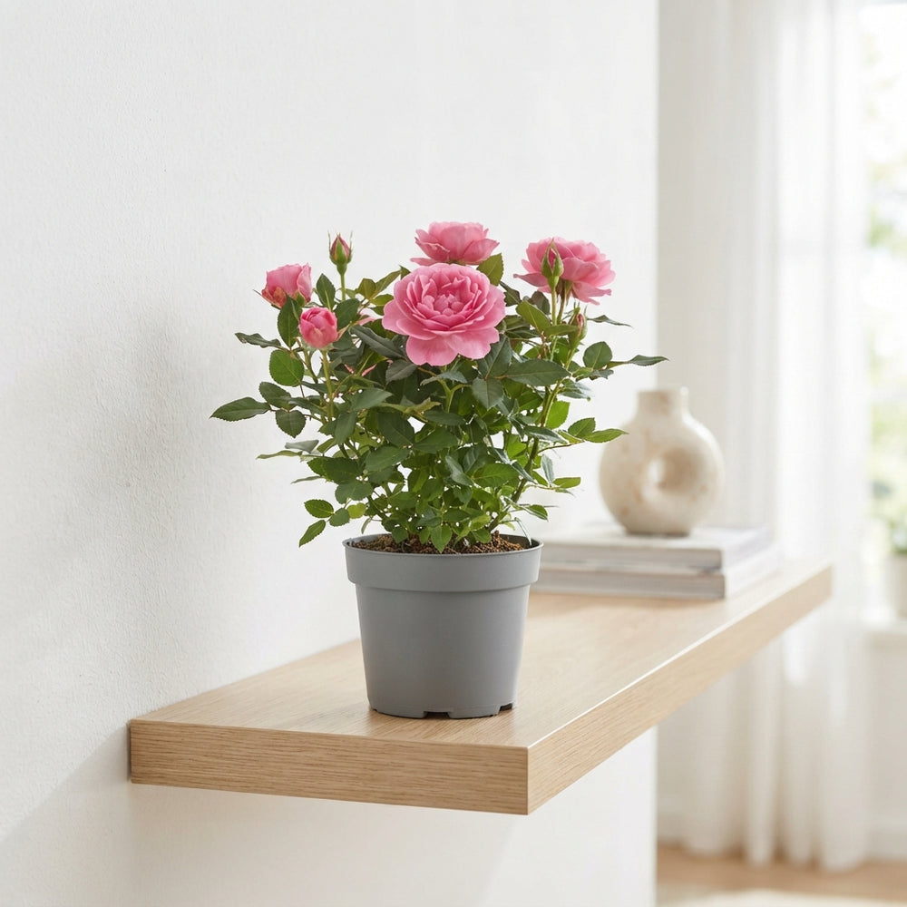 Mixed Rose Houseplant – 14cm Pot