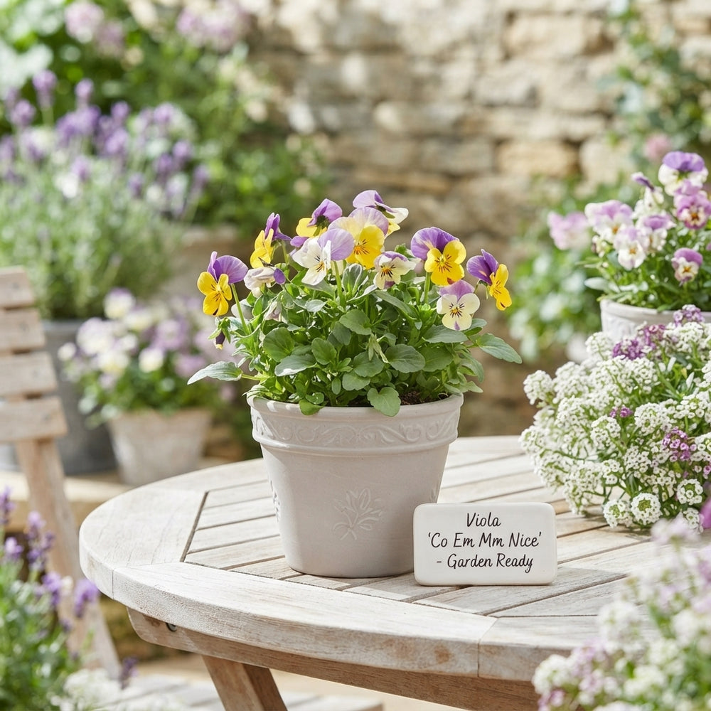 Viola ‘Nice’ (Viola cornuta Group) – 12cm Pot