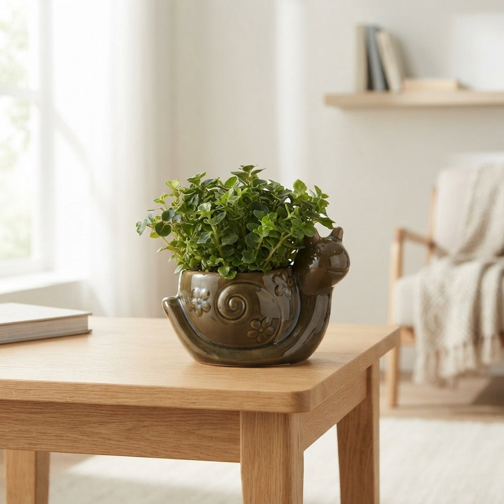 Autumn Indoor Plant Arrangement in Animal Pot – 12cm