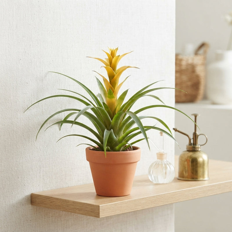 Golden Star Air Plant (Tillandsia) – 12cm Pot