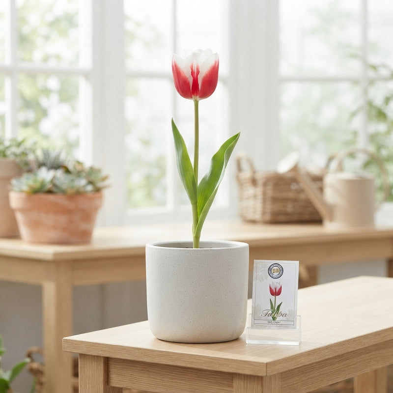 Garden Red Snow Tulip Bulbs – 12cm+