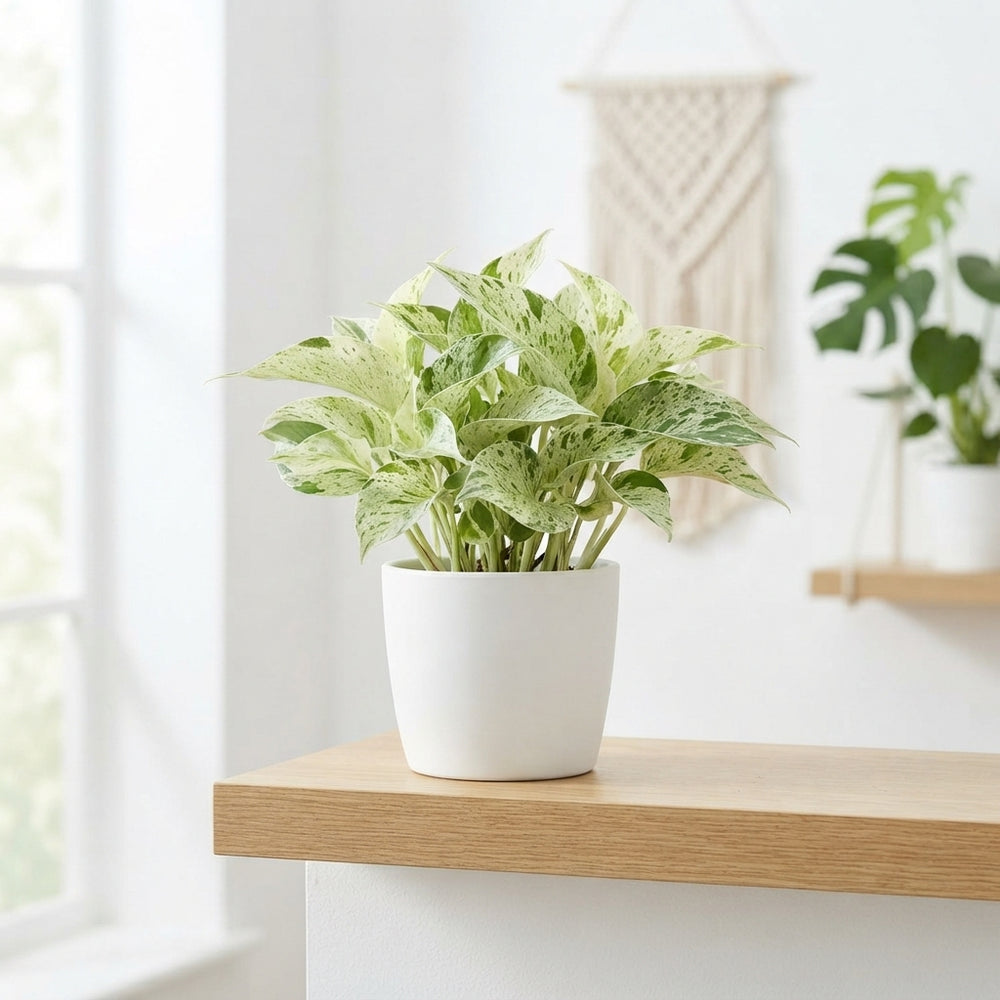 Snow Leopard Pothos (Epipremnum) – 12cm Pot