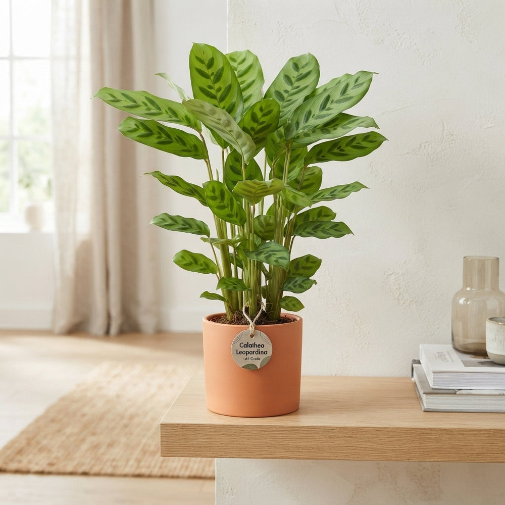Calathea Leopardina Prayer Plant – 12cm Pot