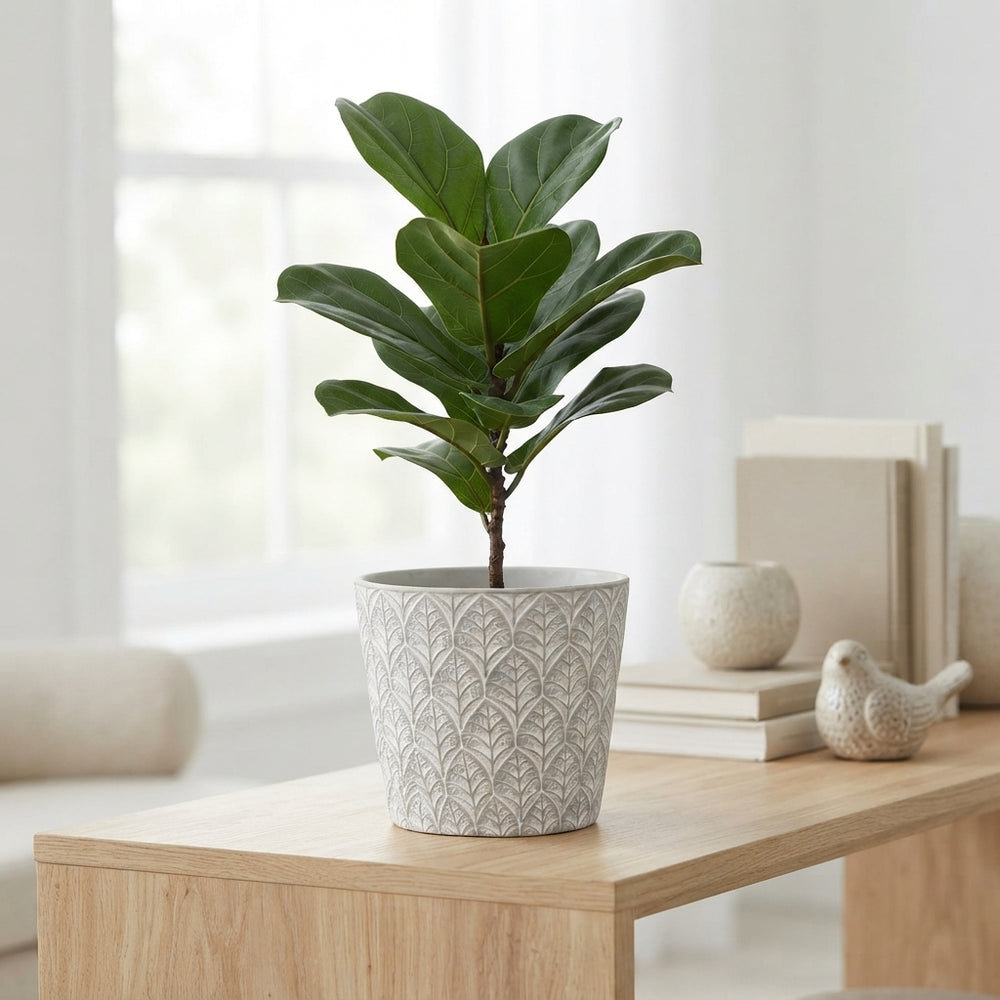 Decorative Stone Vase Pot – 13cm