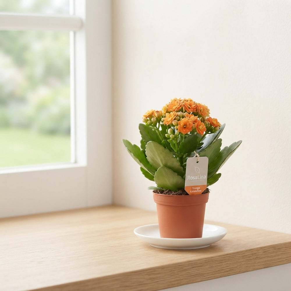 Orange Double Kalanchoe – 7cm Pot