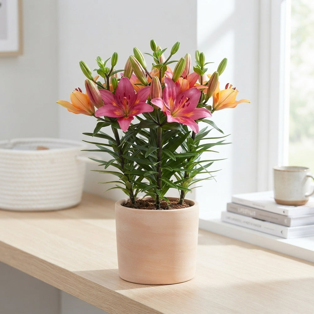 Tiny Ghost Asiatic Lily – 13cm Pot, 38cm High
