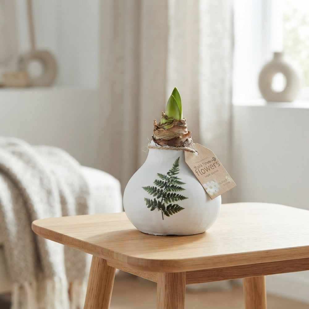 White Wax Hipp Holiday Decoration – 32cm