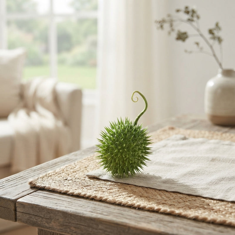 Decorative Green Cucumis Ornamental Fruit