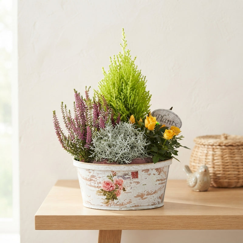 Mixed Colour Playwood Rose Arrangement