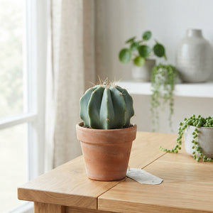 Glaucous Barrel Cactus (Ferocactus glaucescens) – 5.5cm Pot