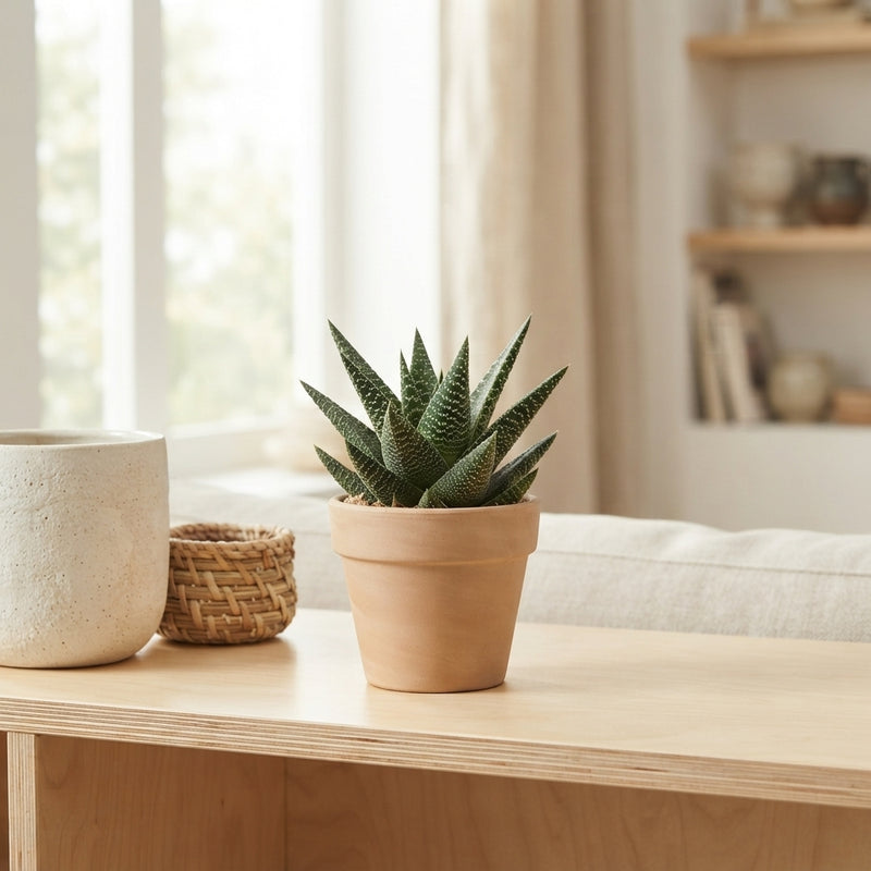 Green Succulent – 8.5cm Pot, Approx. 15cm High