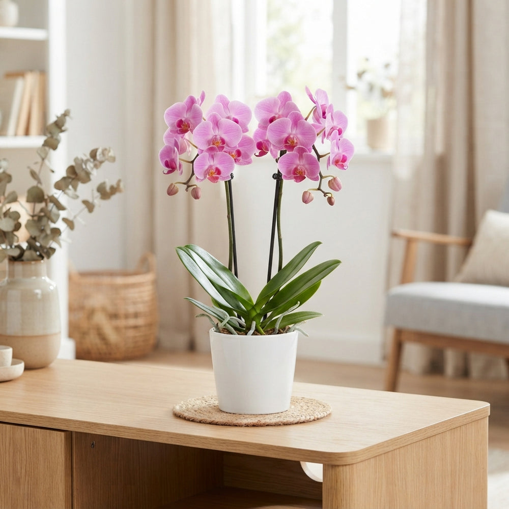 Mixed Phalaenopsis Orchid – 12cm Pot, 65cm High