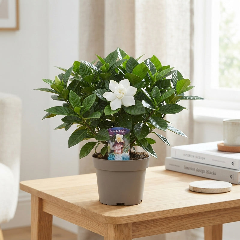 Gardenia Jasminoides – White Flowering Houseplant, 13cm Pot