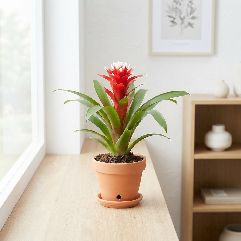 Guzmania Bromeliad – 12cm Pot, 35cm High