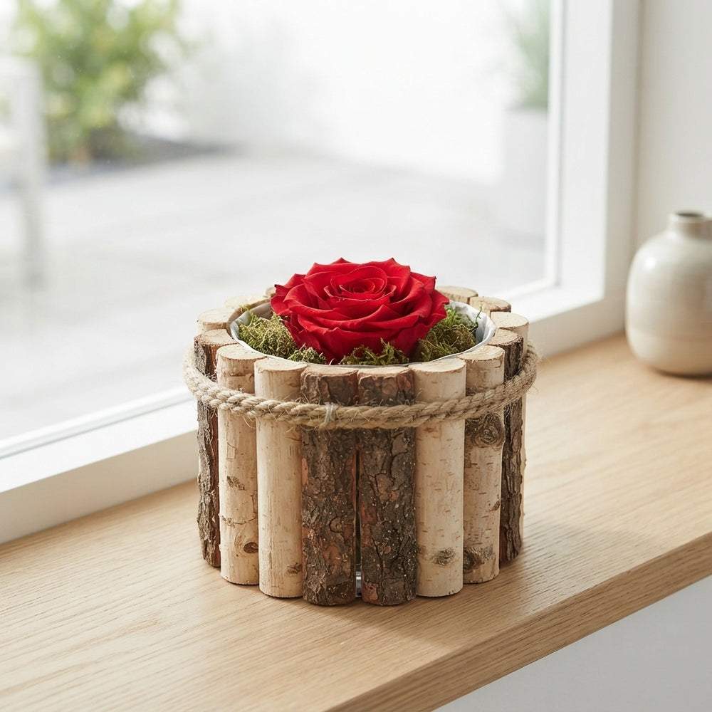 Preserved Red Roses – Set of 3