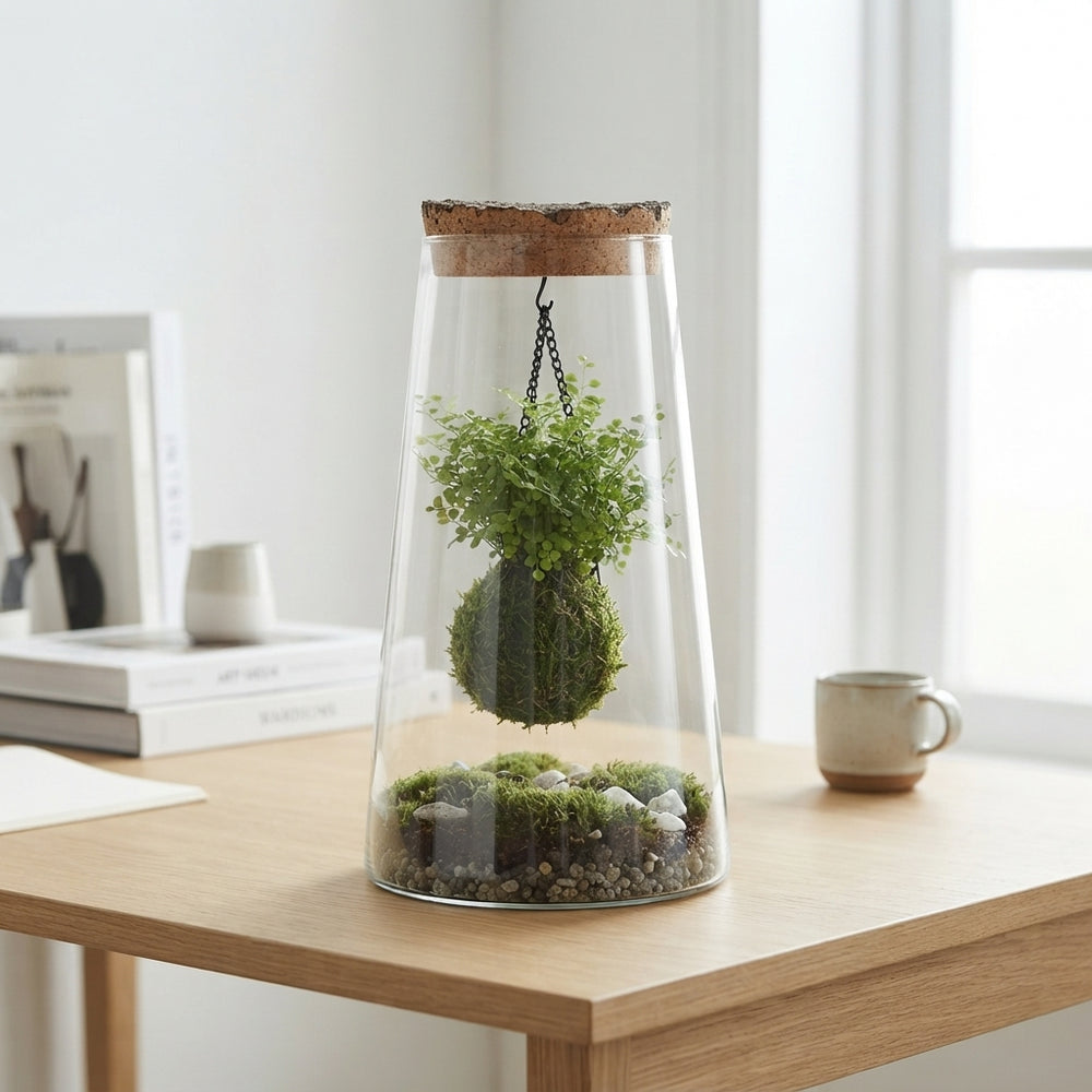 Kokedarium Triton Terrarium – 17cm Glass