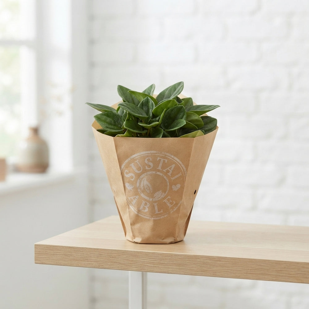 Green Peperomia Houseplant – 17cm Pot