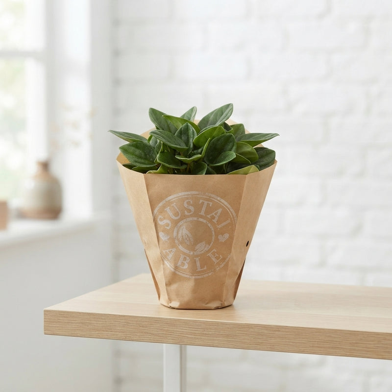 Green Peperomia Houseplant – 17cm Pot