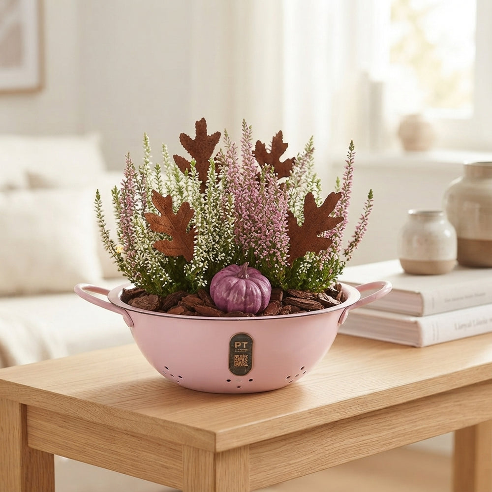 Garden Plant Arrangement in Zinc Pot – 36cm
