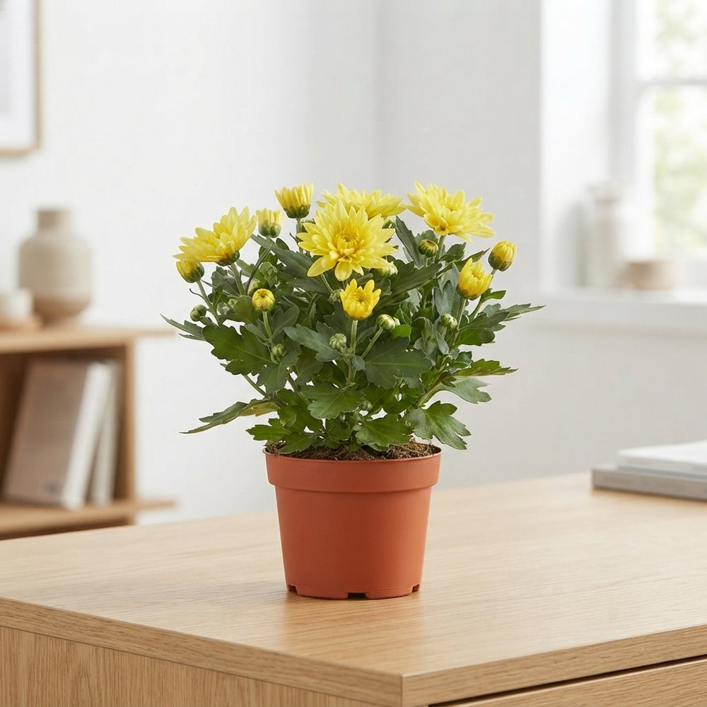 Mixed Chrysanthemum Houseplant – 12cm Pot