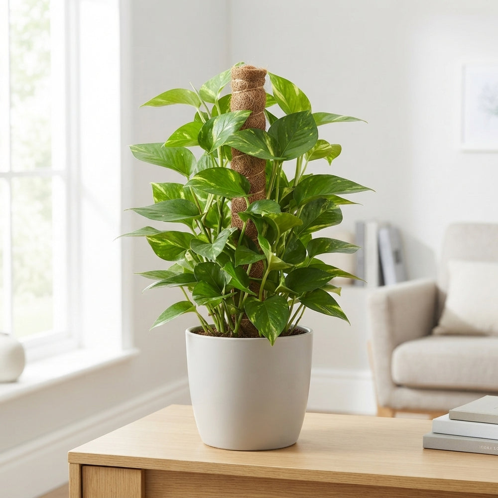 Epipremnum Moss Pole Plant – 17cm Pot, 60cm High
