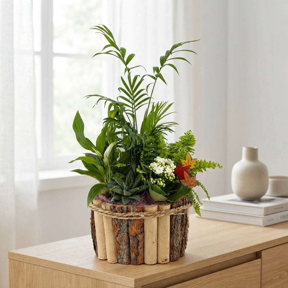 Mixed Colour Oval Flower Arrangement