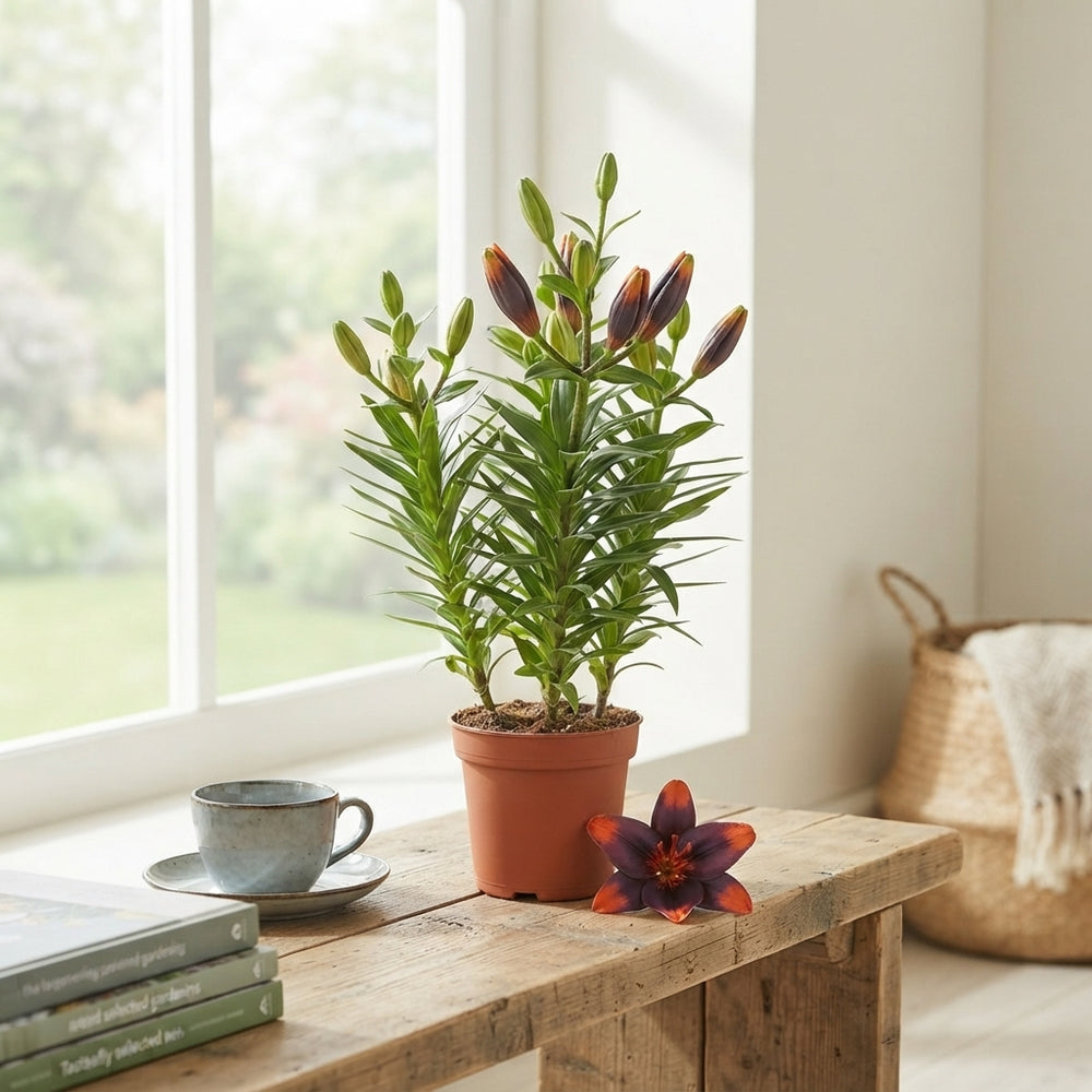 Asiatic Lily – 13cm Pot, Approx. 41cm High