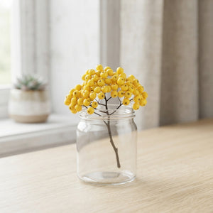 Yellow Sorbus Ornamental Berry Stems – Pack of 8