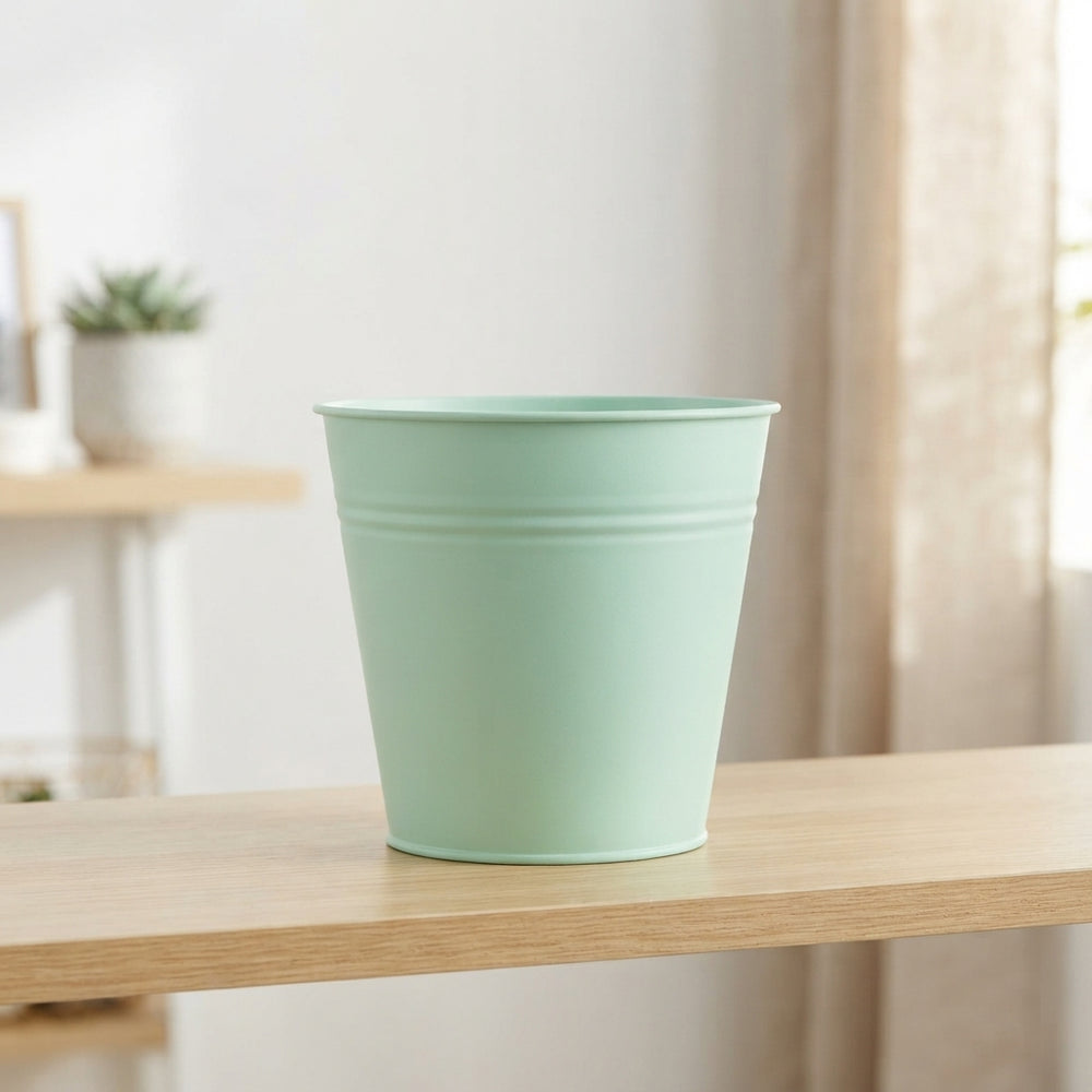 Decorative Zinc Planter – 18cm