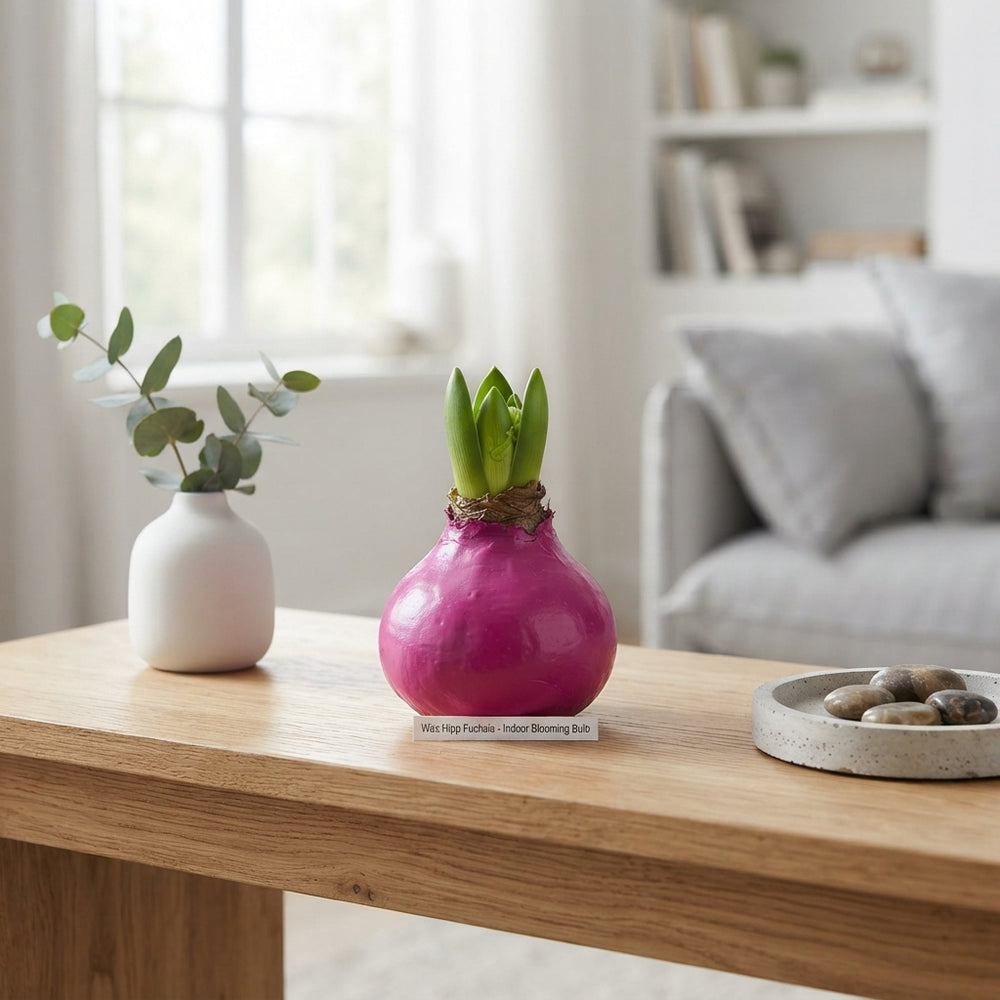 Waxed Fuchsia Pink Decorative Stem