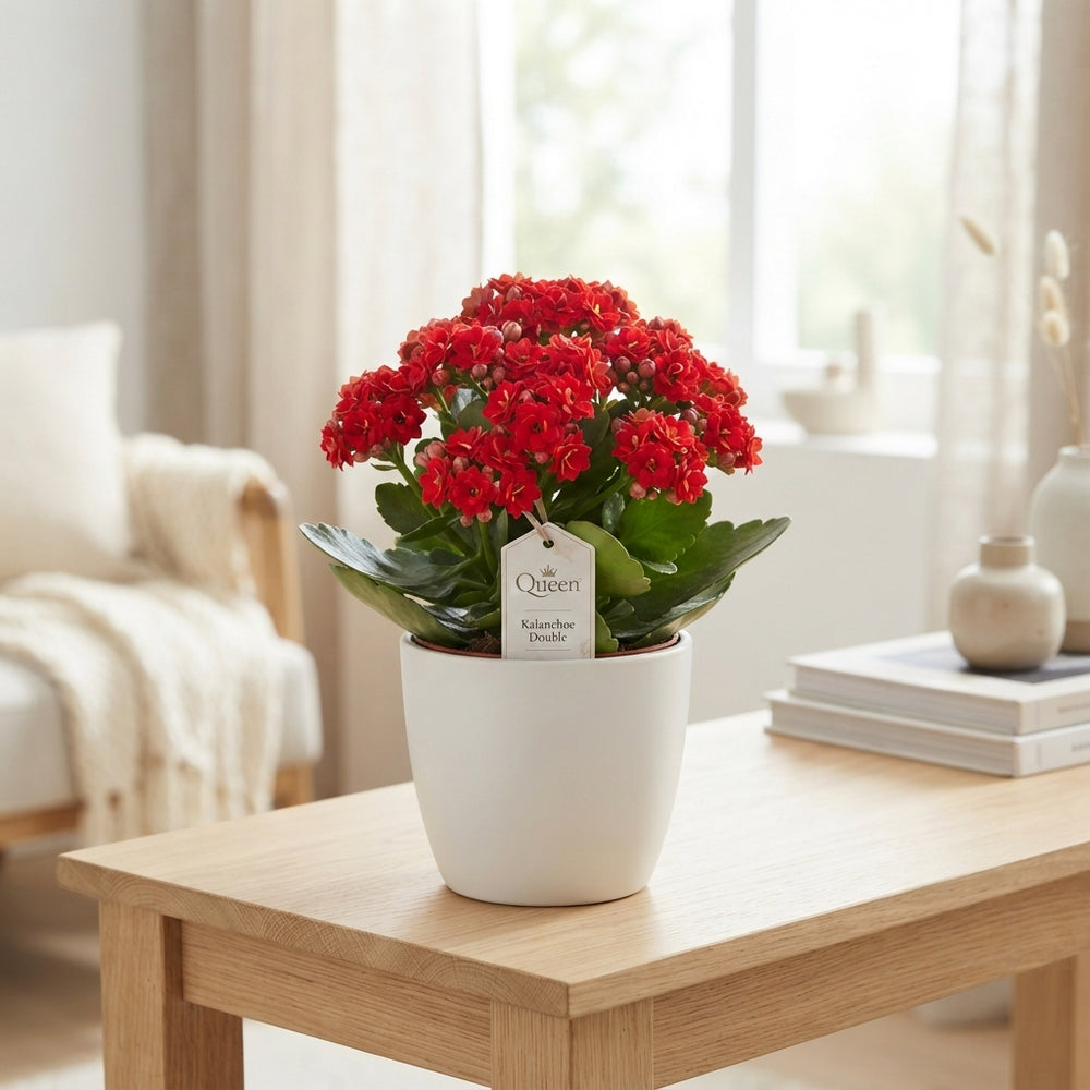Red Double Kalanchoe – 10.5cm Pot