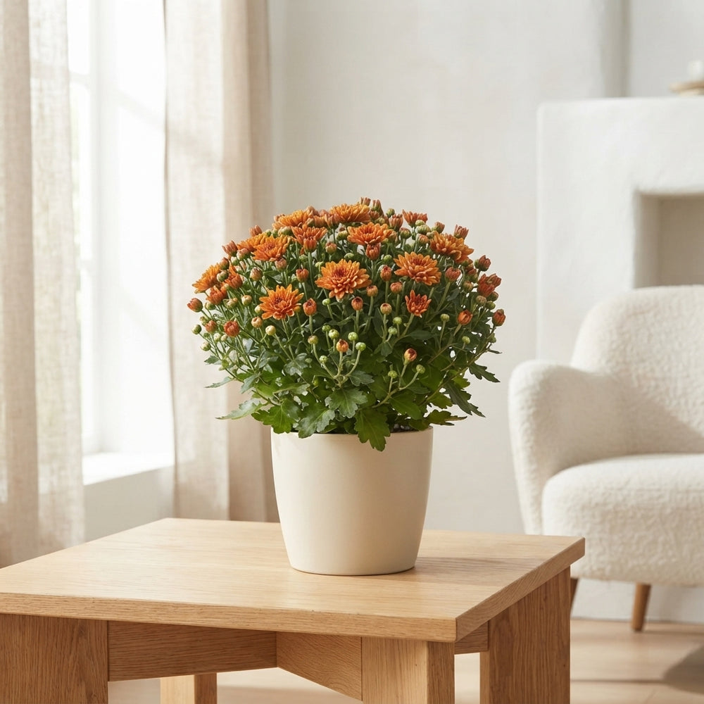 Orange Chrysanthemum ‘Mixkar’ – 19cm Pot
