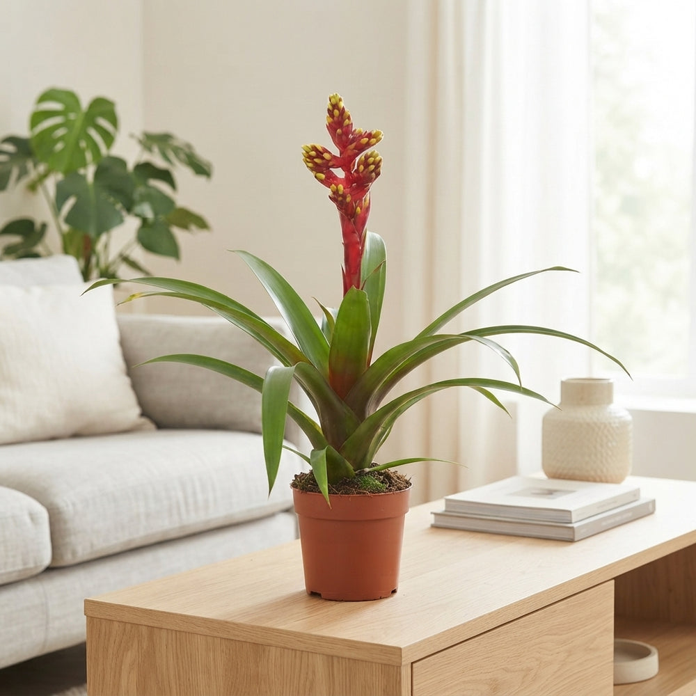 Guzmania Bromeliad – 12cm Pot, 45cm High