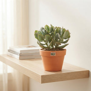 Crassula 'Arborescens Cristata' Succulent – 12cm Pot