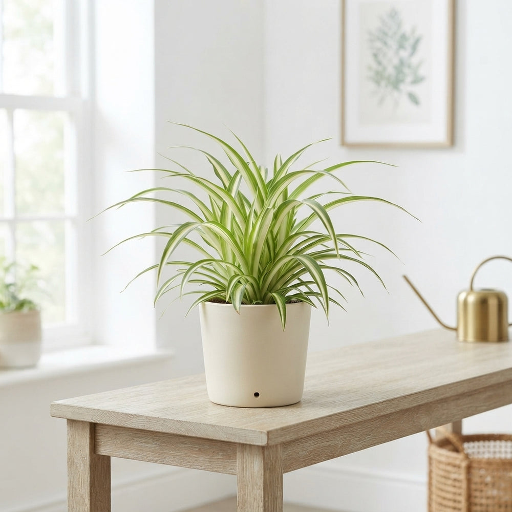 Variegated Spider Plant (Chlorophytum comosum) – 12cm Pot