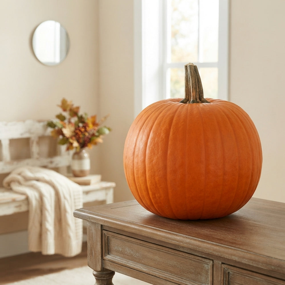 Large Orange Decorative Pumpkin – Approx. 4kg