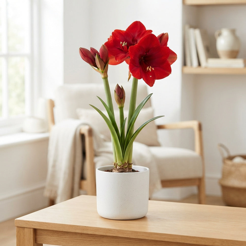 Red Amaryllis (Hippeastrum) – 14cm Pot