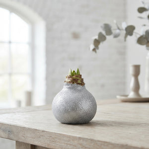 Silver Wax Flower Decoration – 20cm