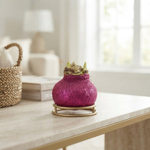 Fuchsia Pink Wax Hyacinth Christmas Decoration