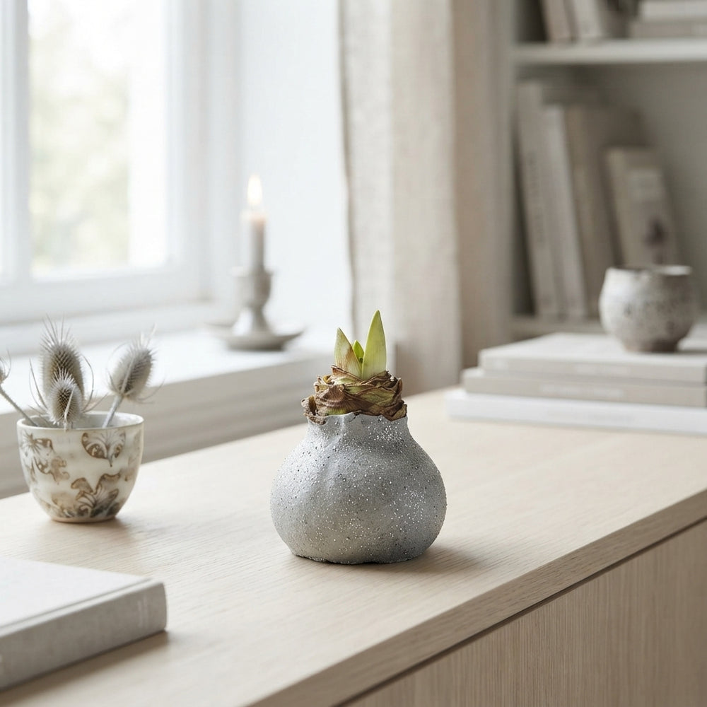 Grey Wax Hipp Titaan Christmas Decoration