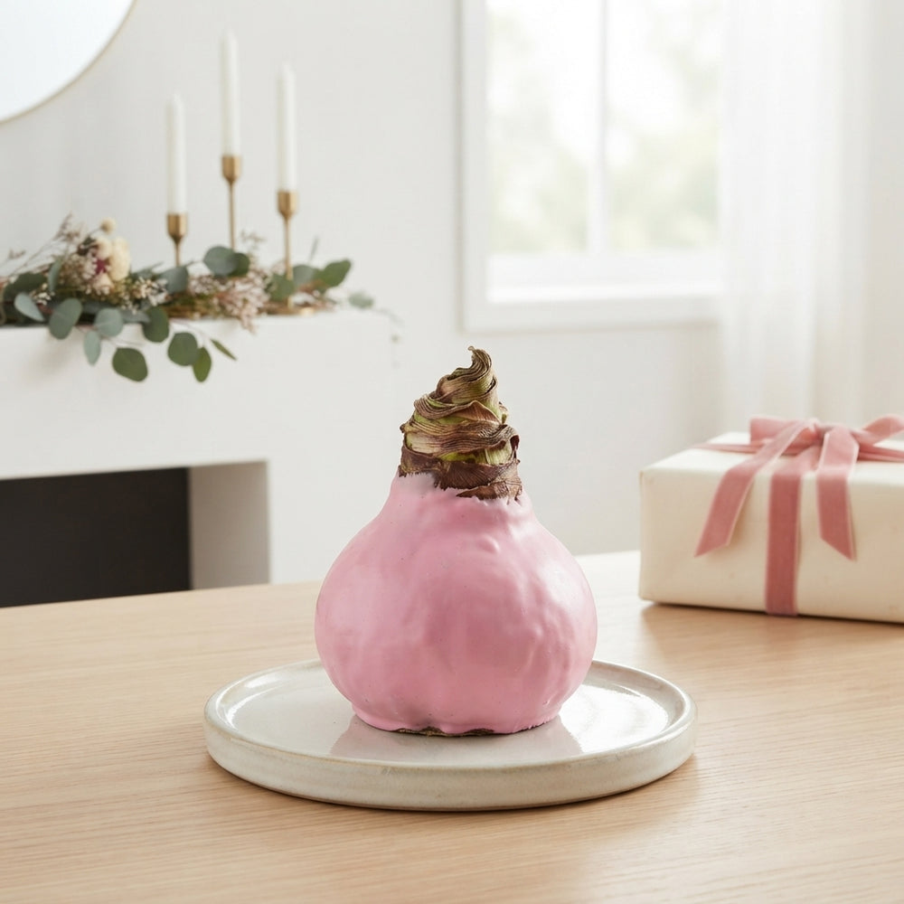 Pink Wax Flower Decoration – 20cm