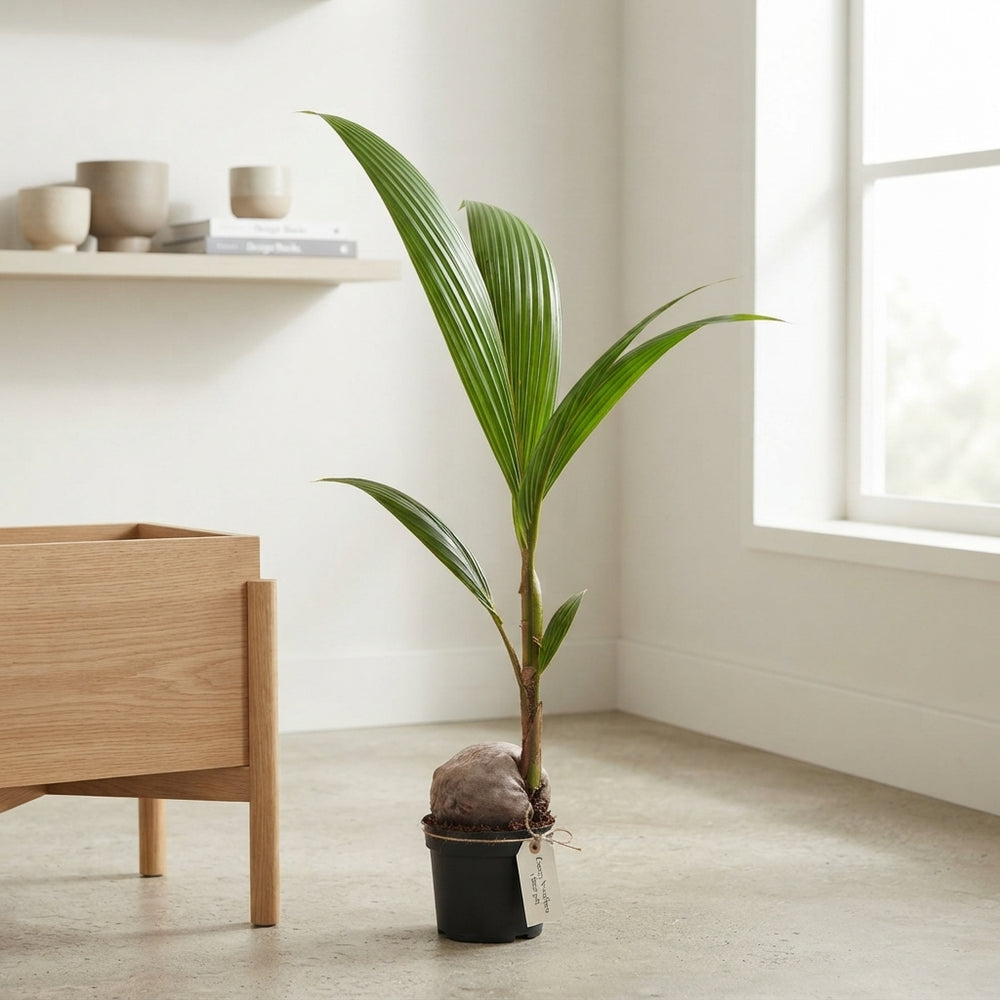 Coconut Palm (Cocos nucifera) – 19cm Pot, 150cm Tall