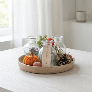 Three-Bottle Ceramic Plant Arrangement – 20cm