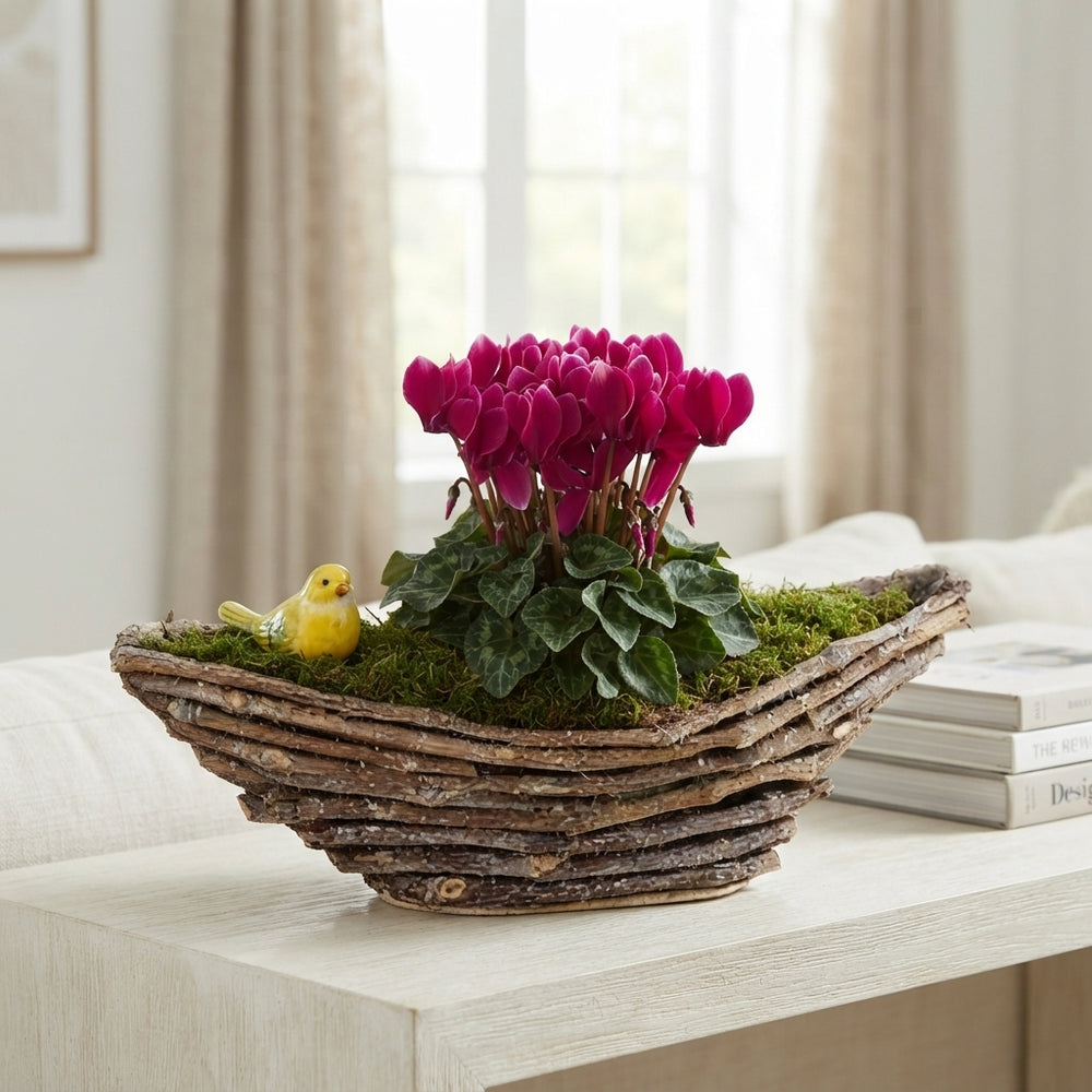 Mixed Colour Wooden Arrangement